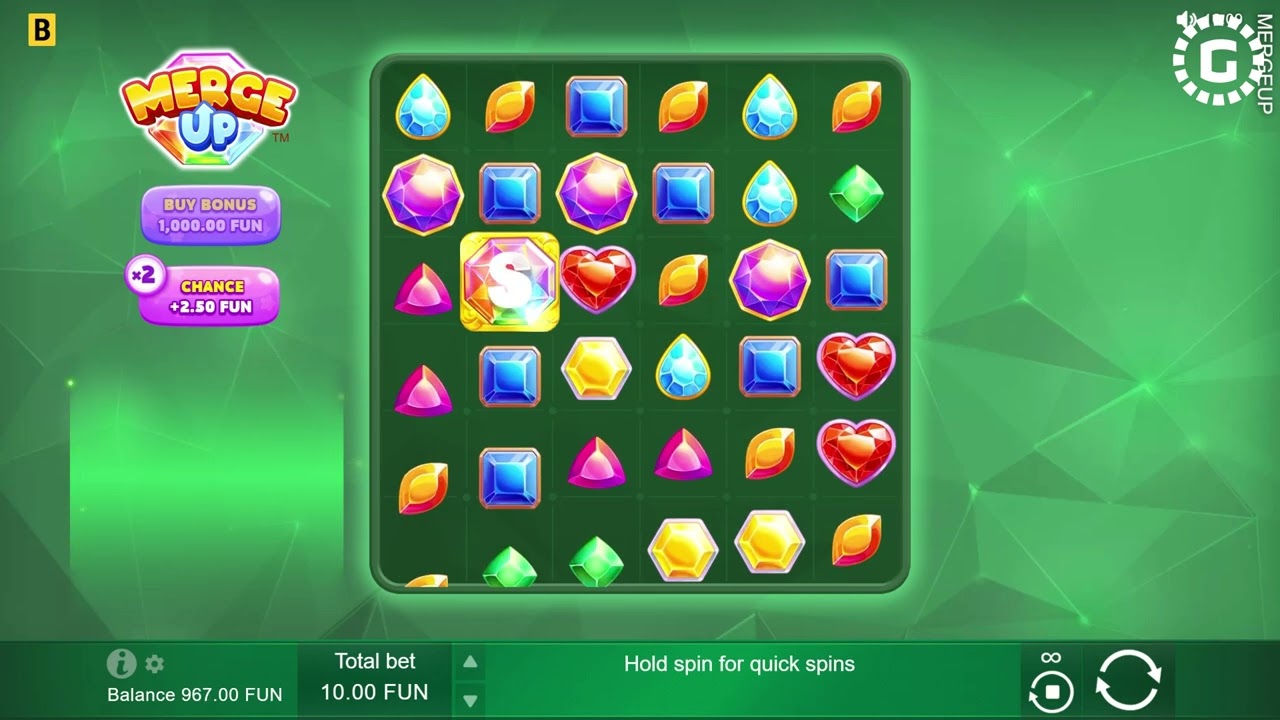 Merge Up by BGaming Slot Features | GamblerID