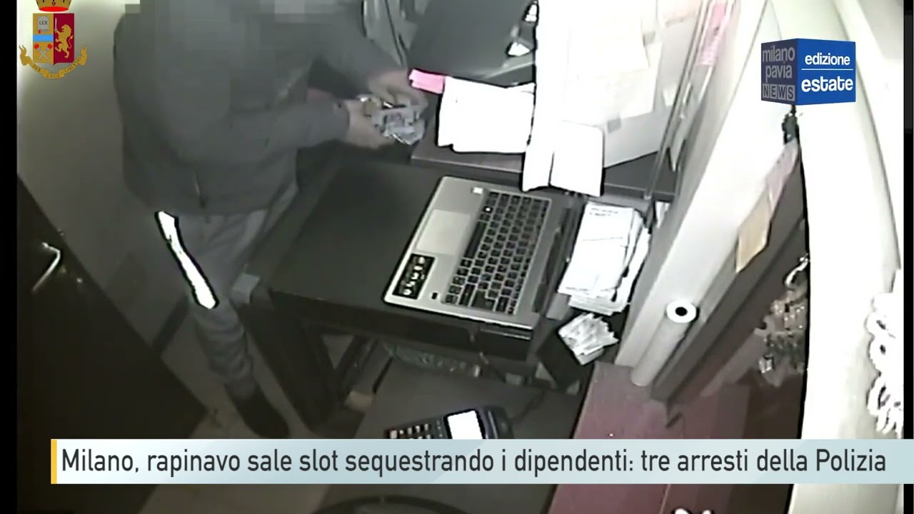 Milano, rapinavo sale slot sequestrando i dipendenti: tre arresti della Polizia