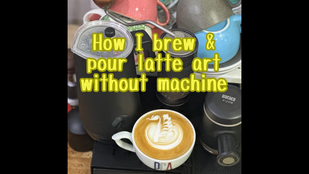 How I brew and pour latte art without machine.mov
