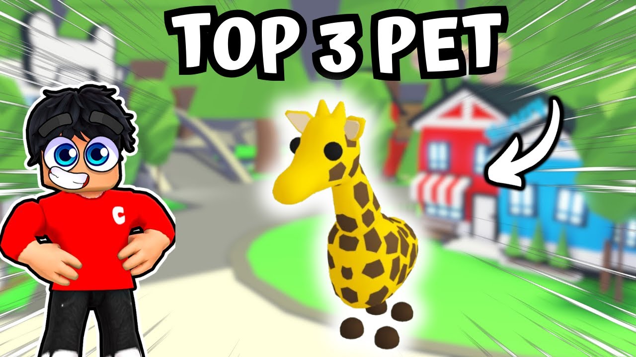 WIR HABEN EINE GIRAFFE in ADOPT ME! TOP 3 PET! | Roblox Deutsch