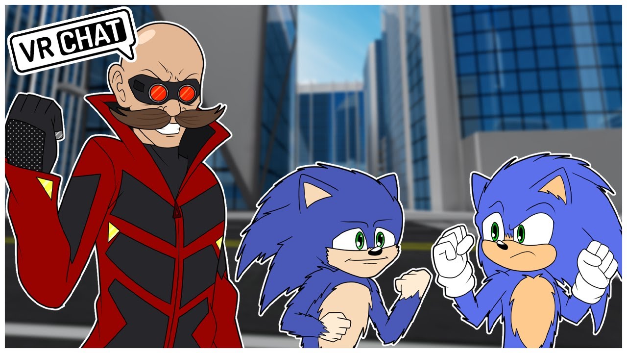 [April Fools] Movie Sonic Meets Old Movie Sonic! (VR Chat)