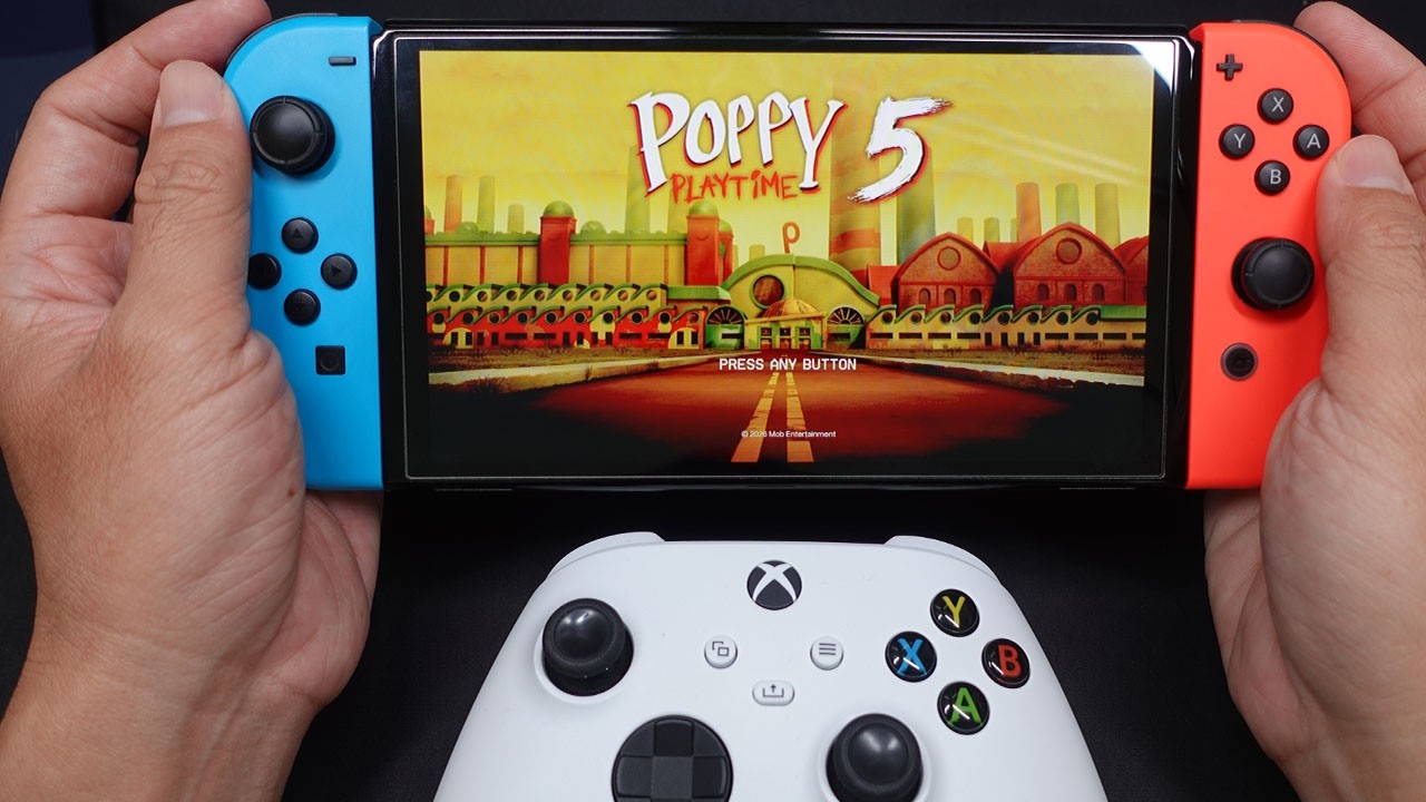 POPPY Playtime 5 on Nintendo Switch Oled with Xbox Controller