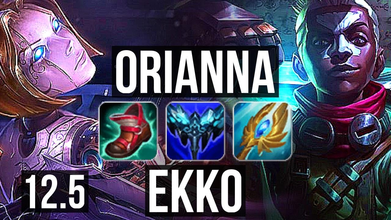 ORI vs EKKO (MID) | 10/1/12, 69% winrate, Legendary | EUW Master | 12.5
