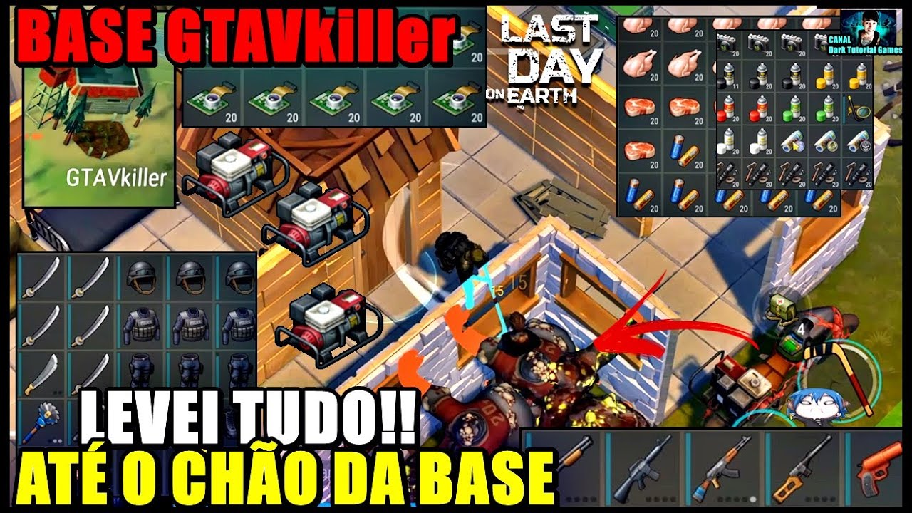 ●SUPER INVASÃO BASE GTAVkiller COM BUG DA MORTE INFINITA! LEVE OS MELHORES ITENS 👁 Last Day On Earth