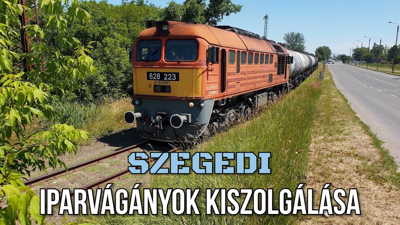 Szegedi iparvágányok kiszolgálása Szergejjel