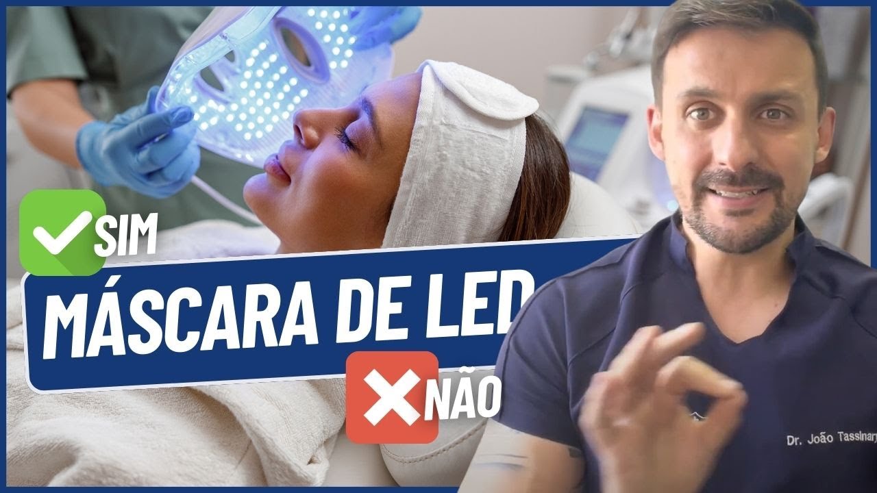 MÁSCARA DE LED FUNCIONA? | DR. JOÃO TASSINARY