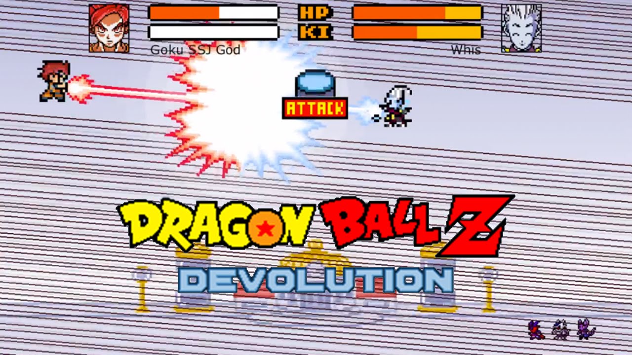 Dragon Ball Z Devolution: Super Saiyan God Goku vs Bills, Whis, Broly and more!