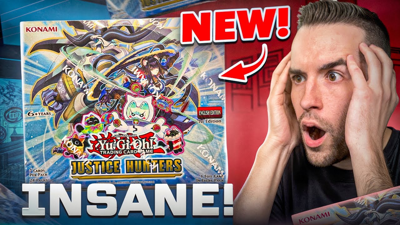 Opening Konami's NEW Insane Yugioh Set! (Justice Hunters)