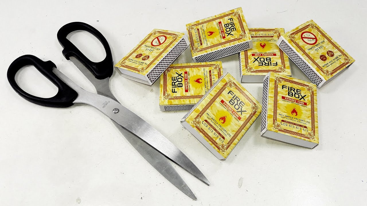 Waste Matchbox reuse idea | Best out of waste | DIY arts and crafts | DIY home decorating idea
