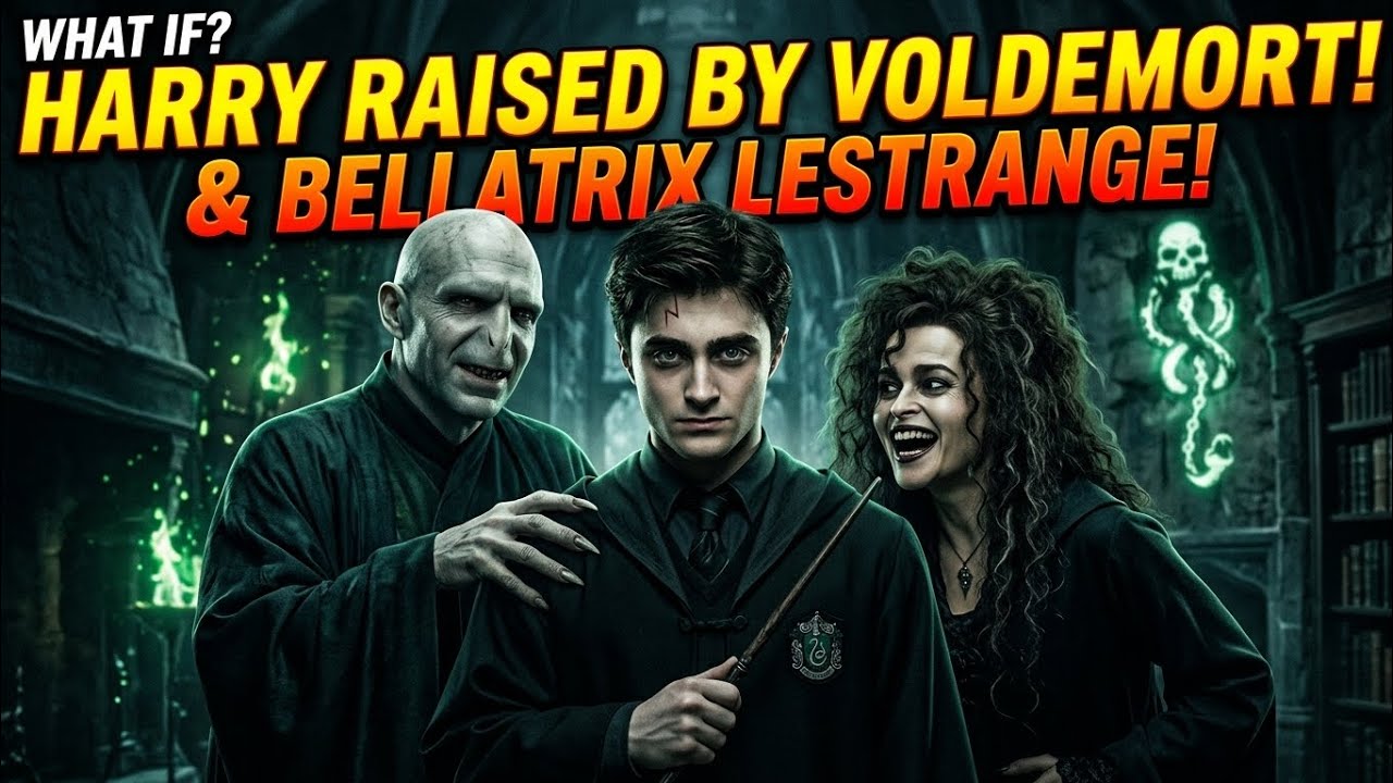 What if Harry Potter was raised by Voldemort and Bellatrix Lestrange 
