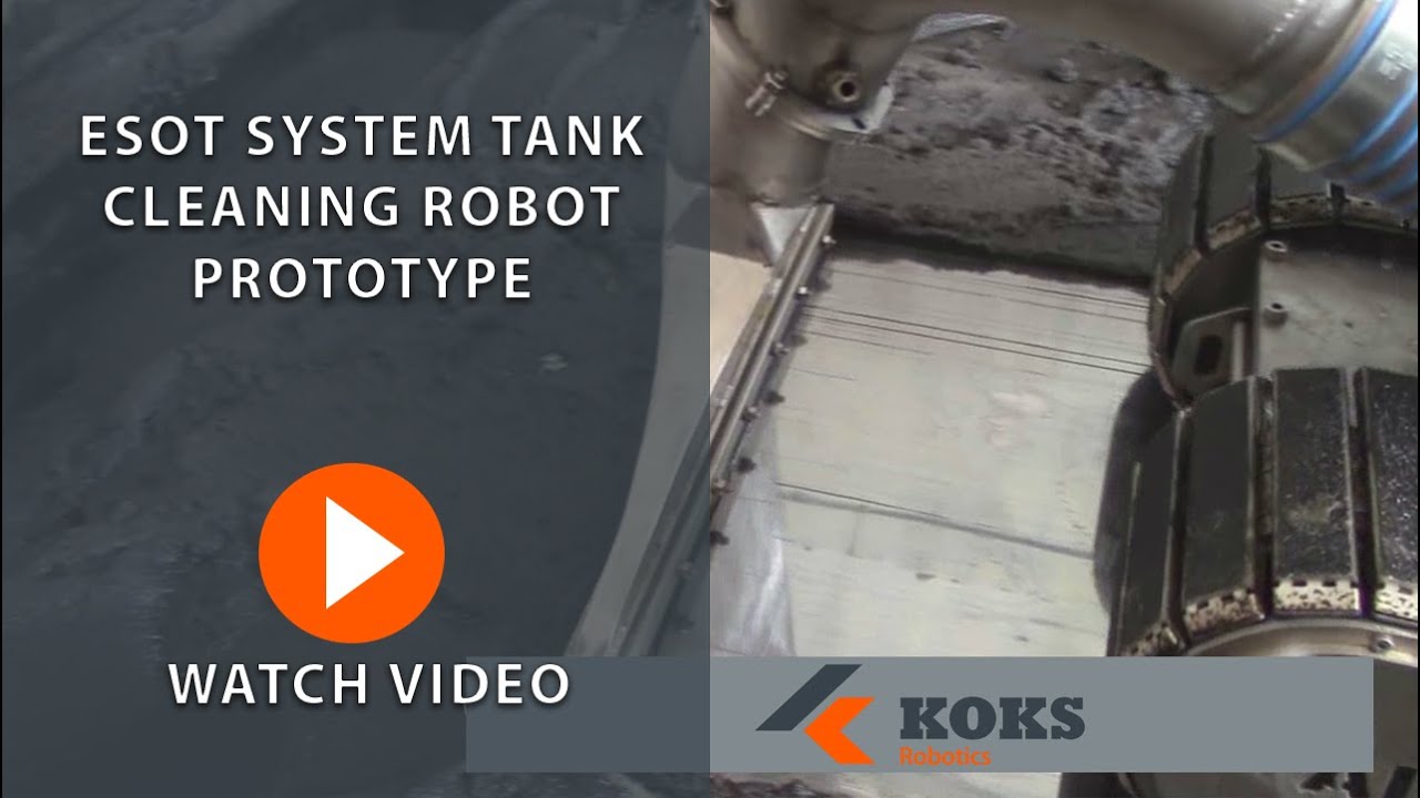 Tank Cleaning Robot KOKS ESOT System Prototype | KOKS Robotics