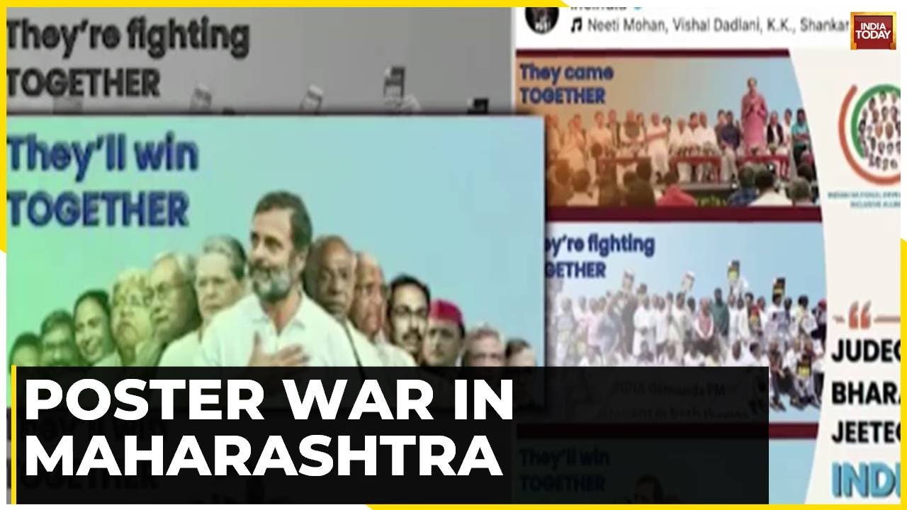 INDIA Mumbai Meet: Poster War Erupts In Maharashtra Ahead Of Opposition Meeting In Maharashtra