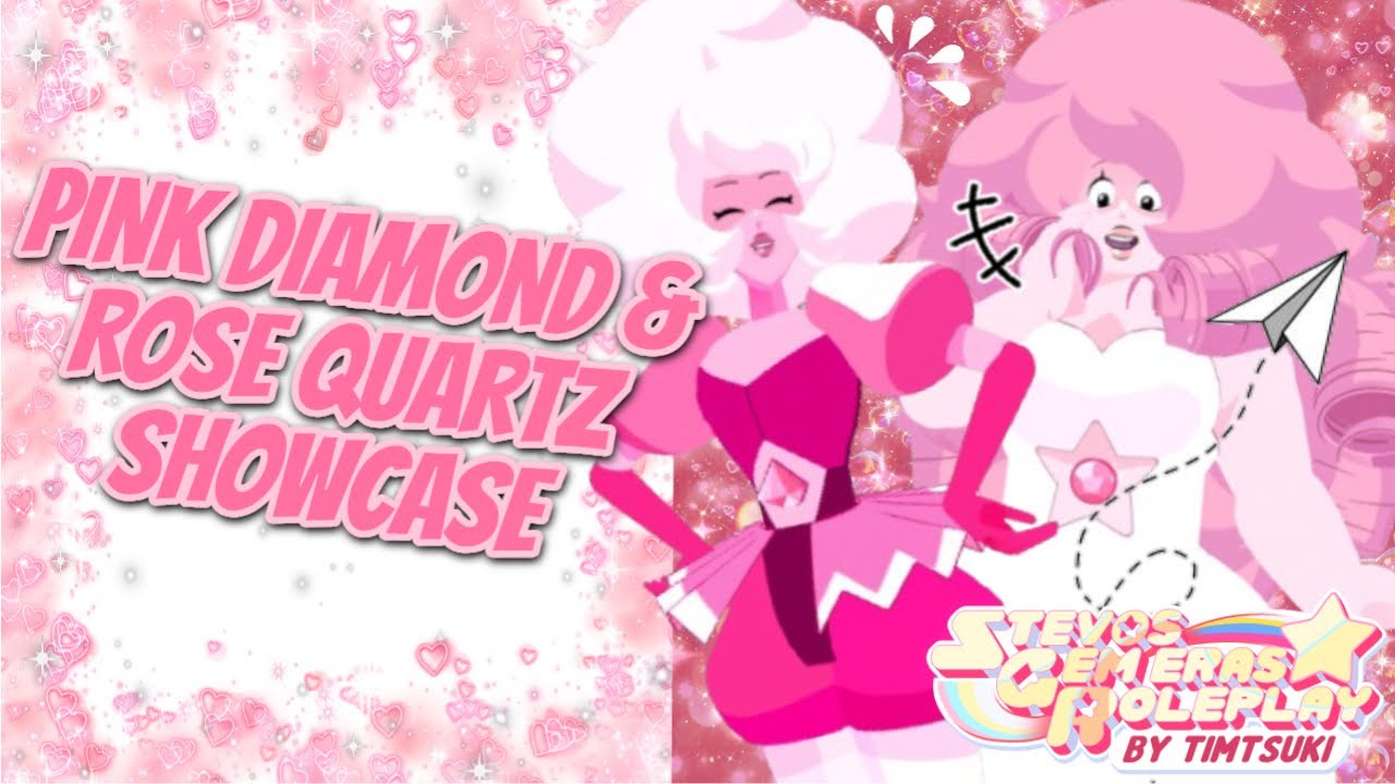 Pink Diamond & Rose Quartz Rework SHOWCASE - Stevos Gem Eras RP Roblox