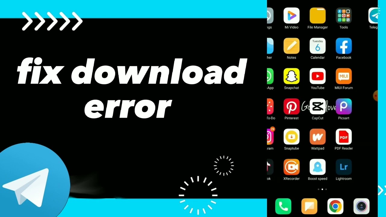 How To Fix Download error On Telegram App