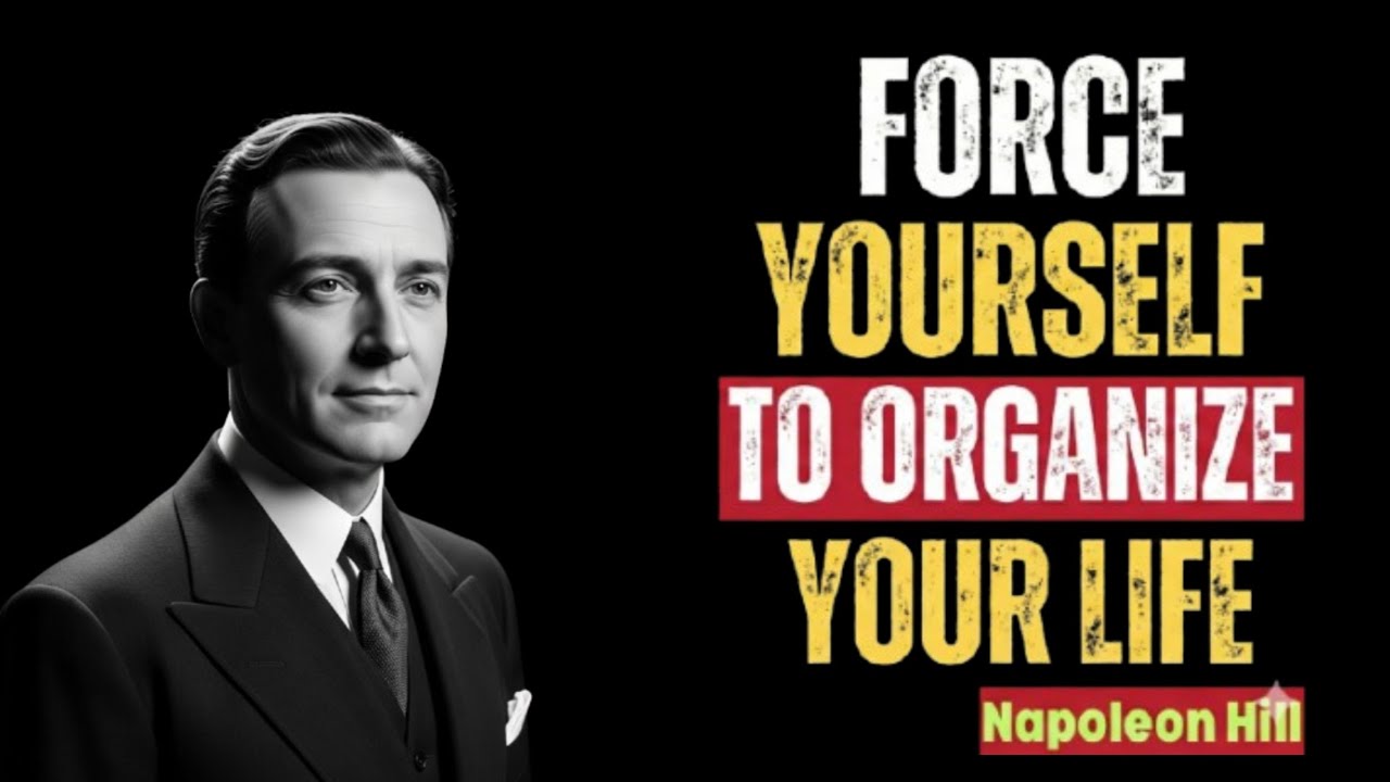 Force Yourself To Organize Your Life | Napoleon Hill Motivation