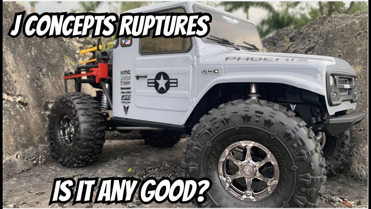 Vanquish VS4-10 Phoenix RTR Trail Run With J Concepts Ruptures
