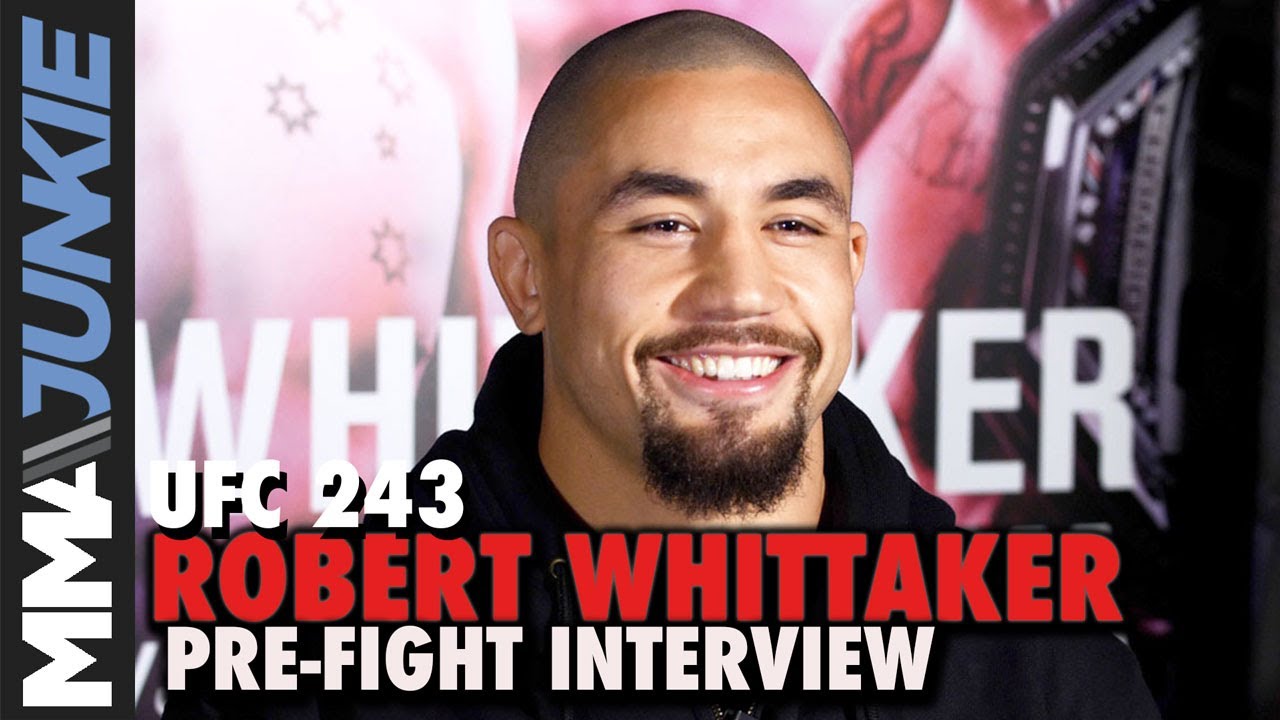 UFC 243: Robert Whittaker pre-fight interview