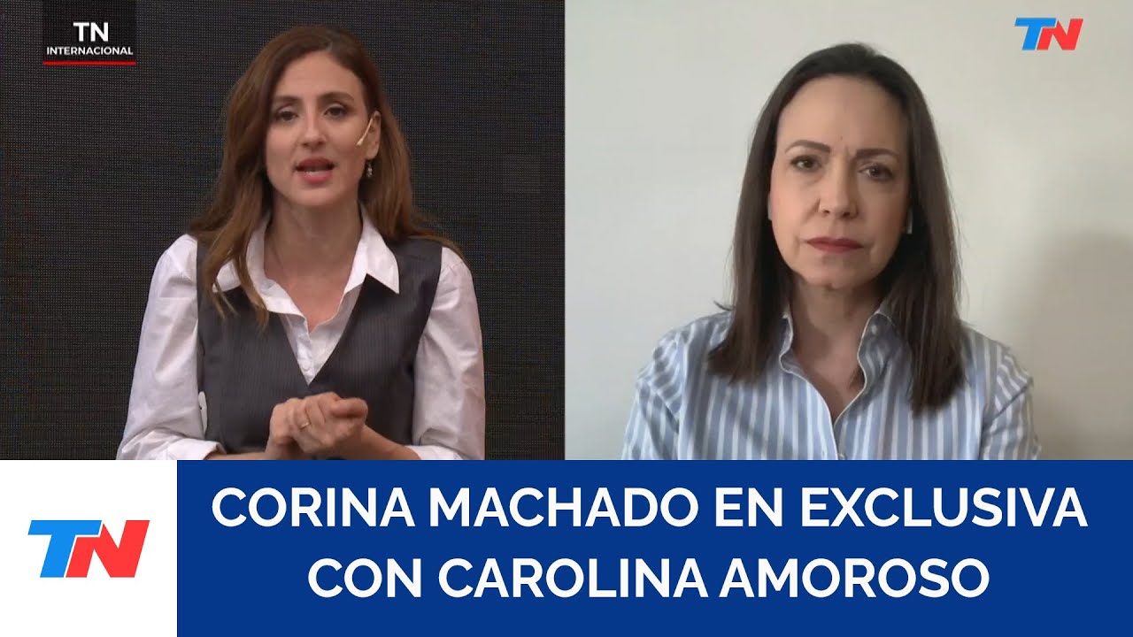 CRISIS EN VENEZUELA: Imperdible entrevista mano a mano de Carolina Amoroso con Corina Machado