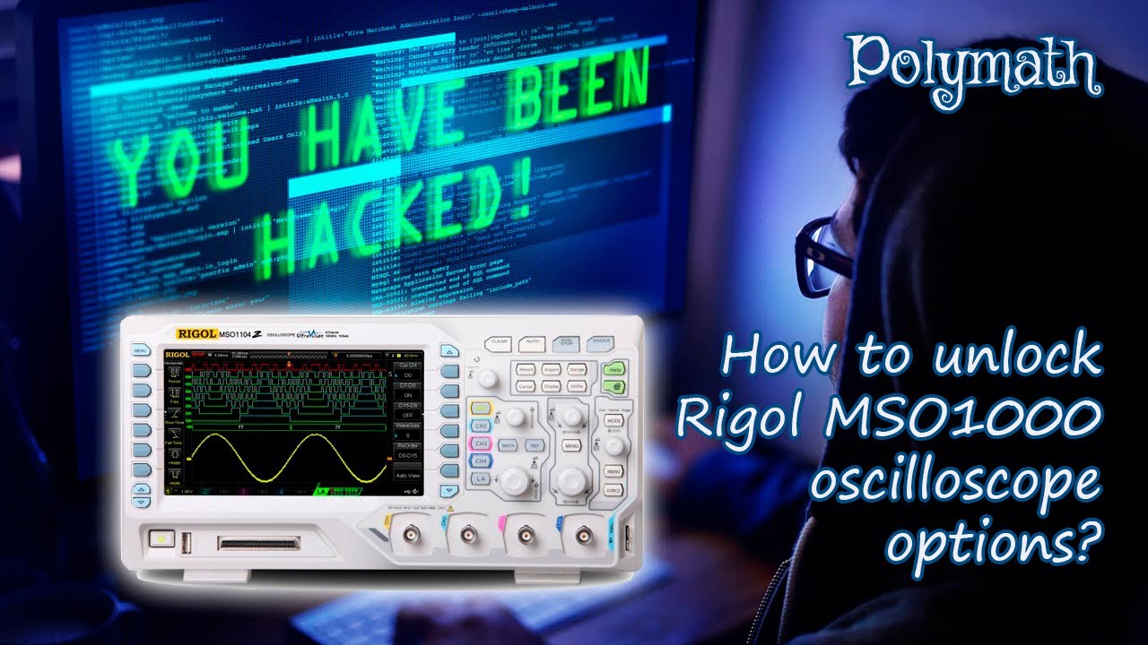 How to unlock Rigol MSO1000 oscilloscope options