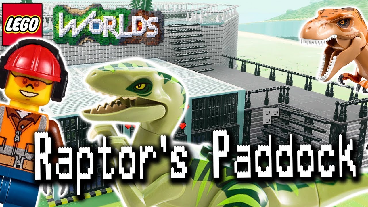 Detailing the Raptor's Paddock: Designing and Building in LEGO Worlds: LEGO Jurassic World