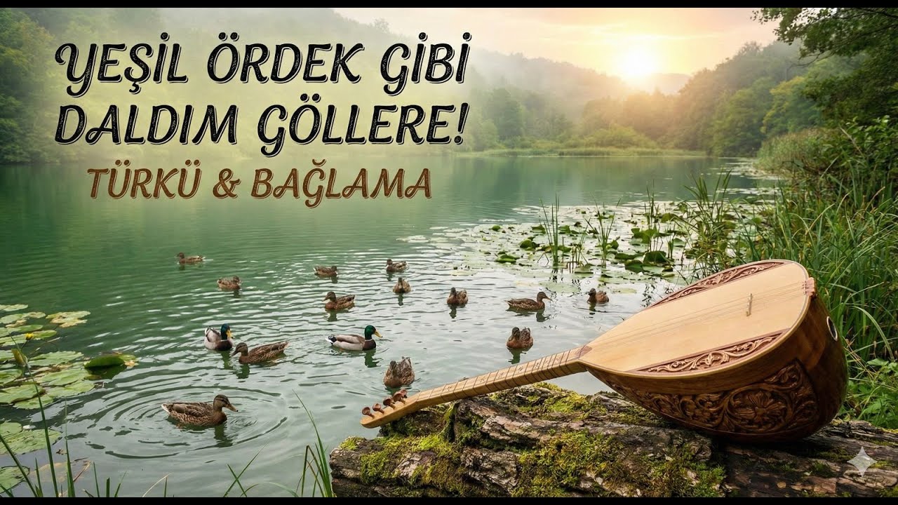 yeşil ördek gibi daldım göllere! türkü ve bağlama