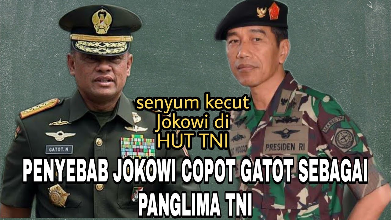 GATOT NURMANTYO DIPERLAKUKAN TAK PANTAS OLEH JOKOWI DI PERNIKAHAN KAHIYANG AYU