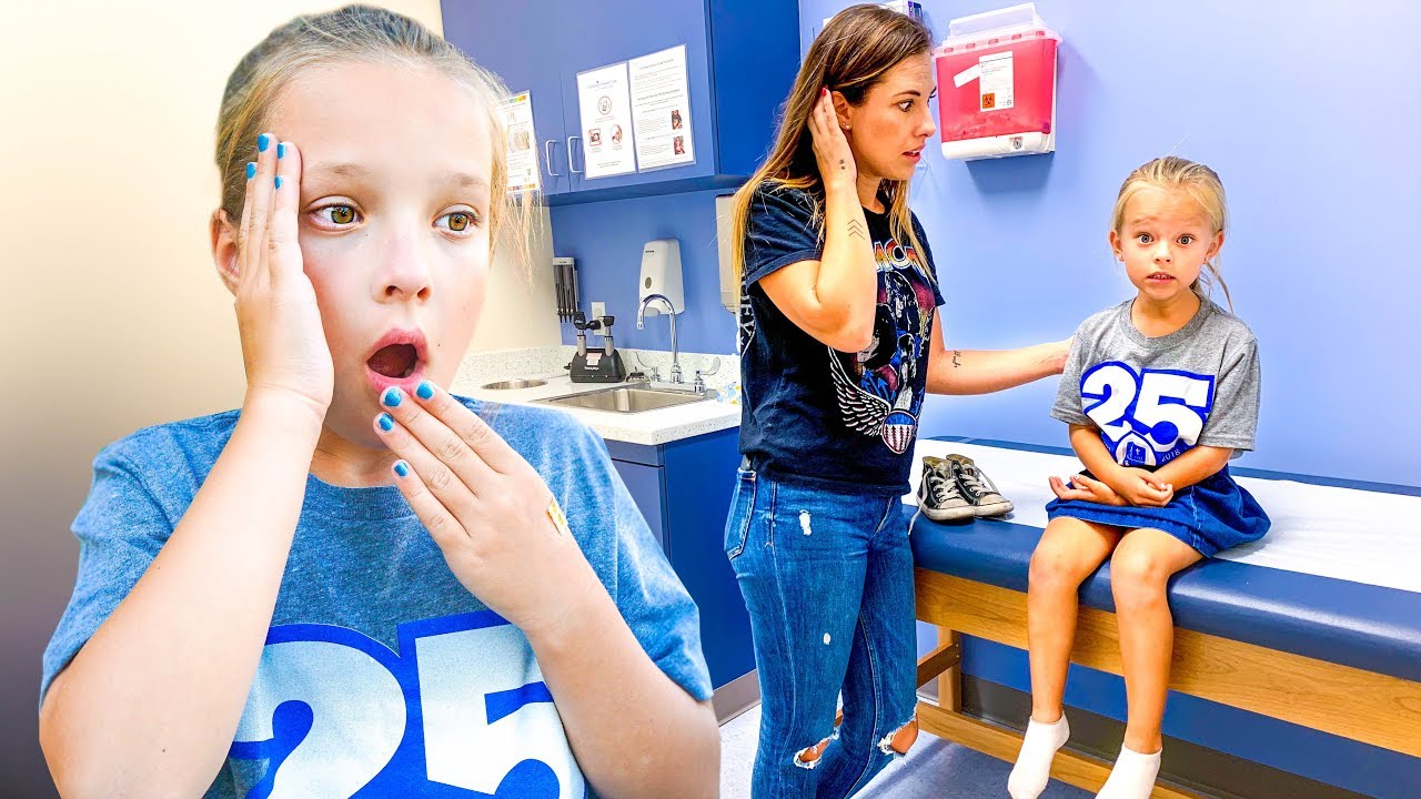6 YEAR OLD PEYTON'S DOCTOR VISIT! 😳 What's On Sisters Back