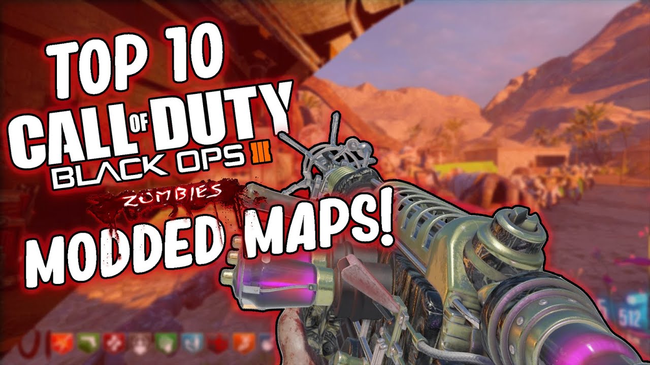 Top 10 CoD Black Ops 3 Modded Zombies Maps!