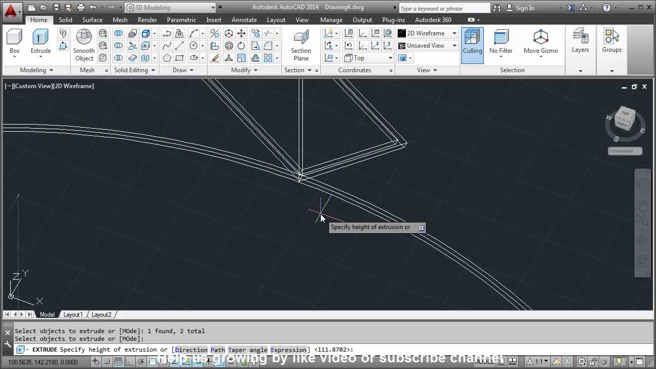 AutoCAD 3D Pen Basket Tutorial