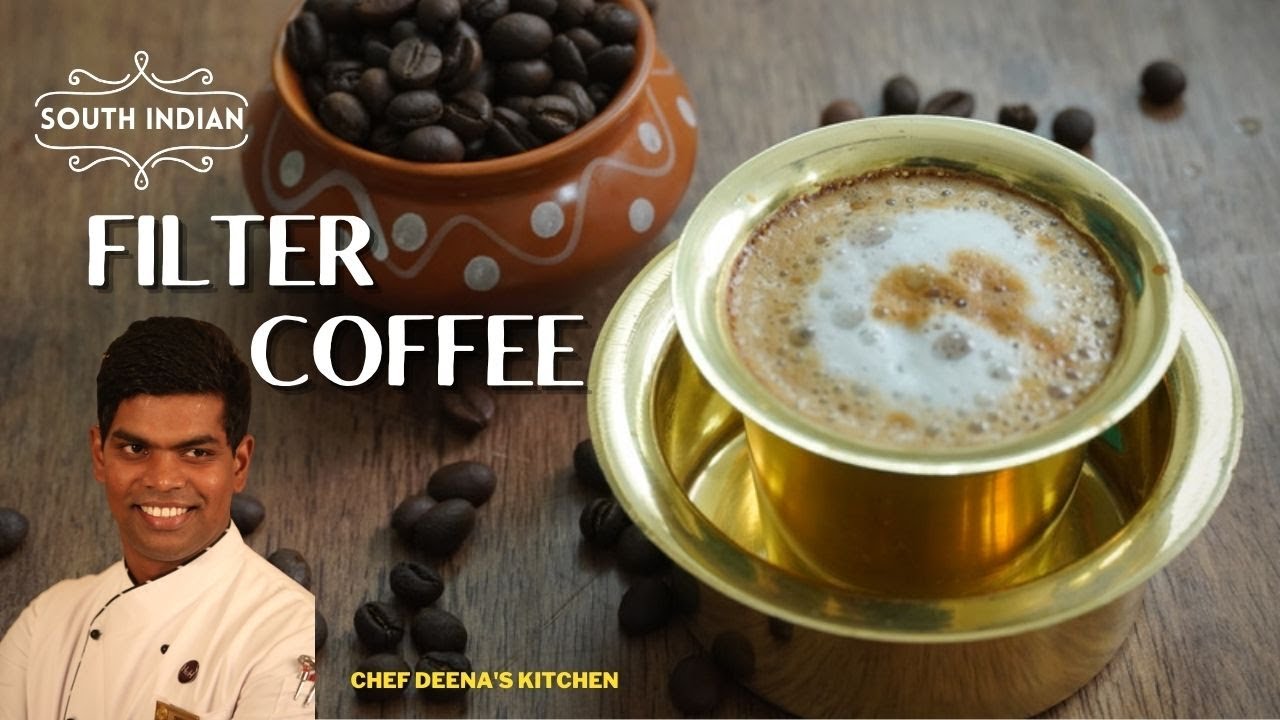 How to Make South Indian Filter Coffee | Filter Coffee In Tamil | CDK #291 | Chef Deena's Kitchen