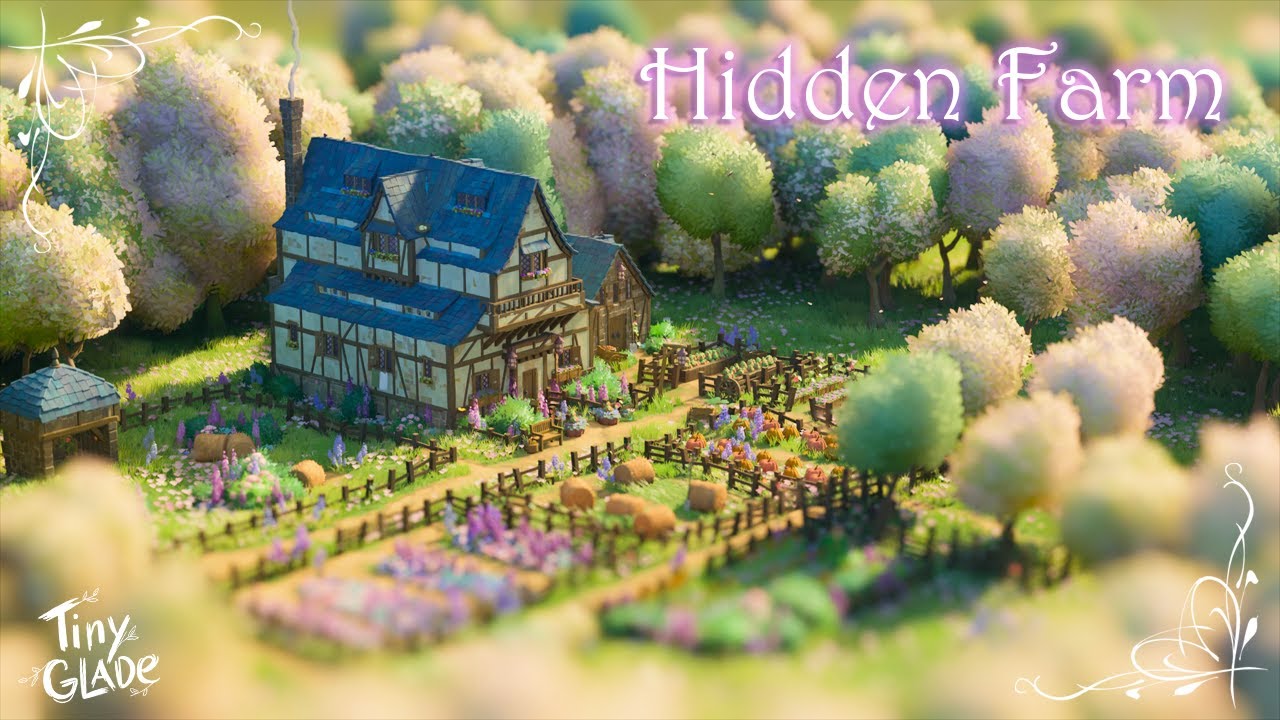 Hidden Farm | Tiny Glade Longplay ASMR for Sleep 😴 | No Commentary, No Music