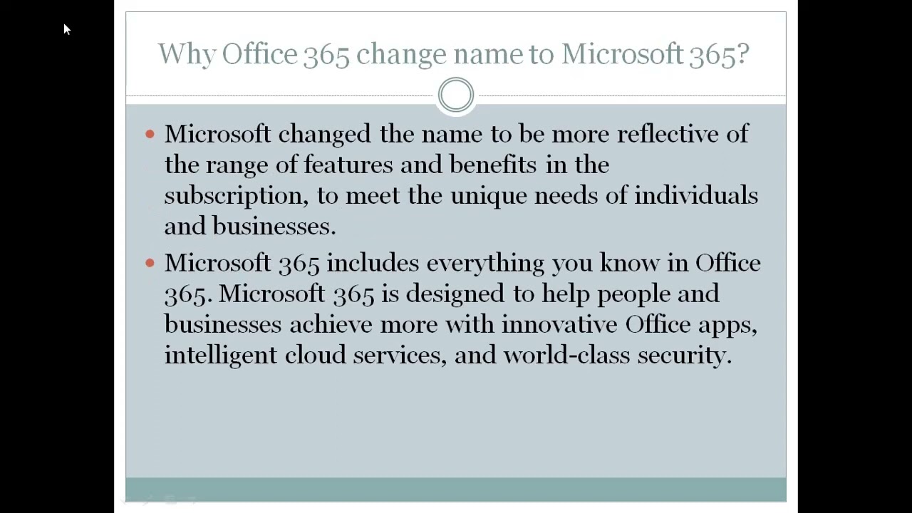 Lesson 1: What is office 356?