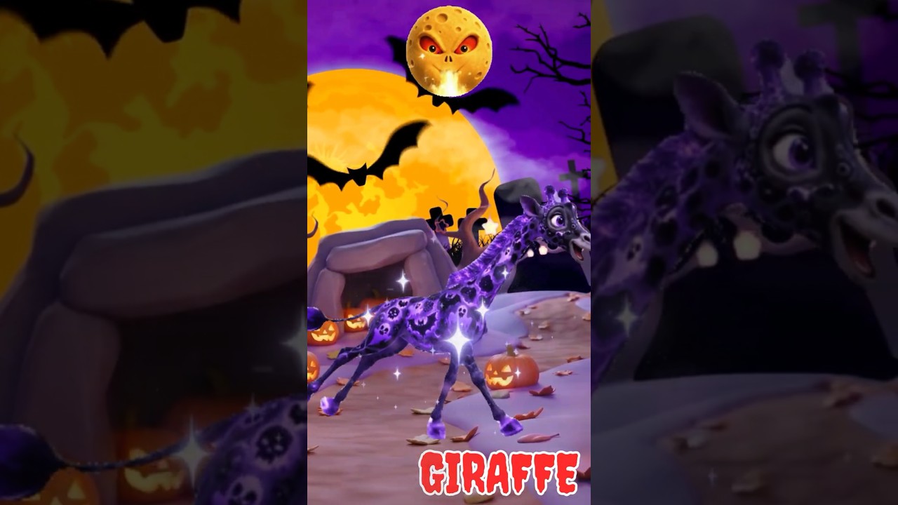 Песенка про зоопарк на Хэллоуин 🎃 Хлоп, хрум, гремь и прыг 🧛 Учим животных зоопарка на Хэллоуин д...