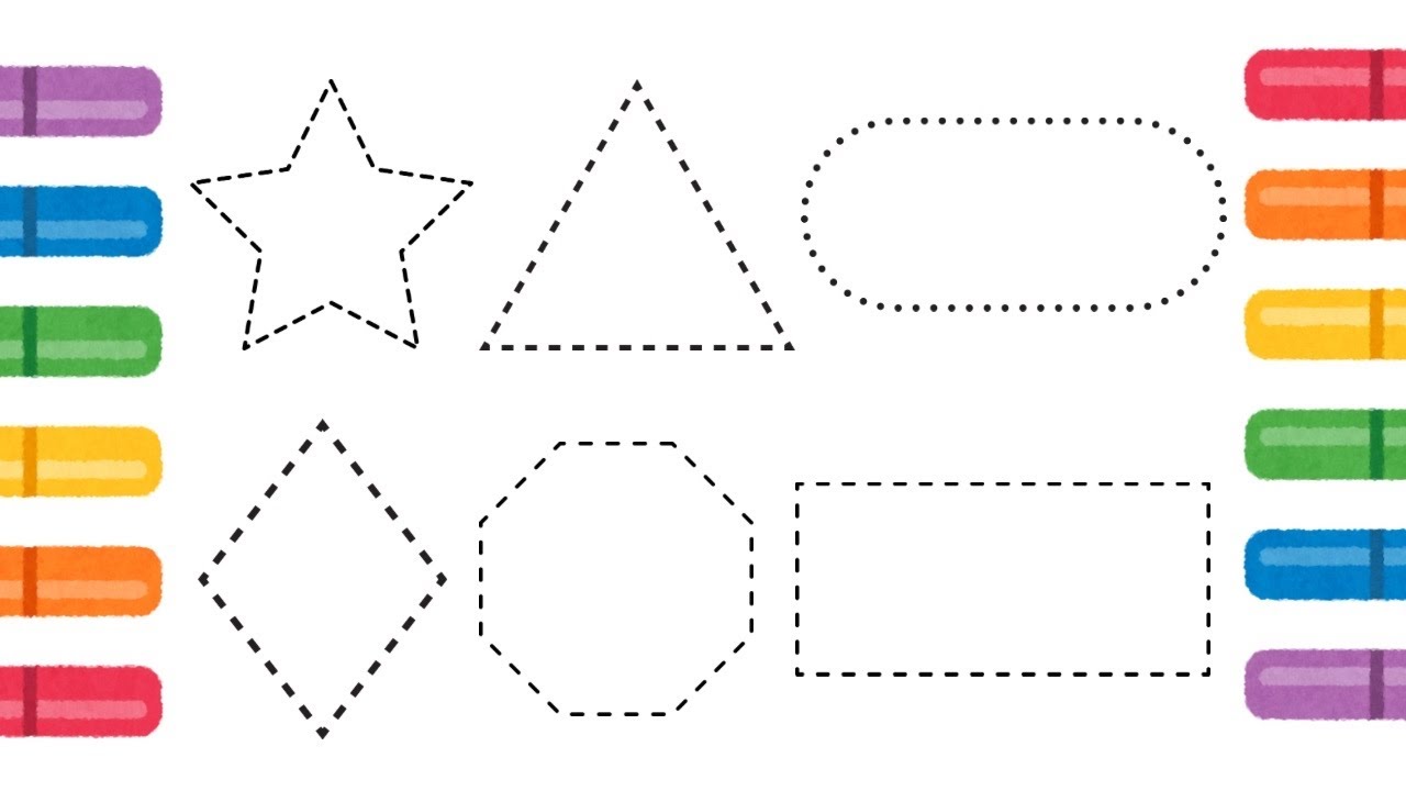 Shapes Tracing and Coloring for Kids and Beginners | Cutie Patootie Learns