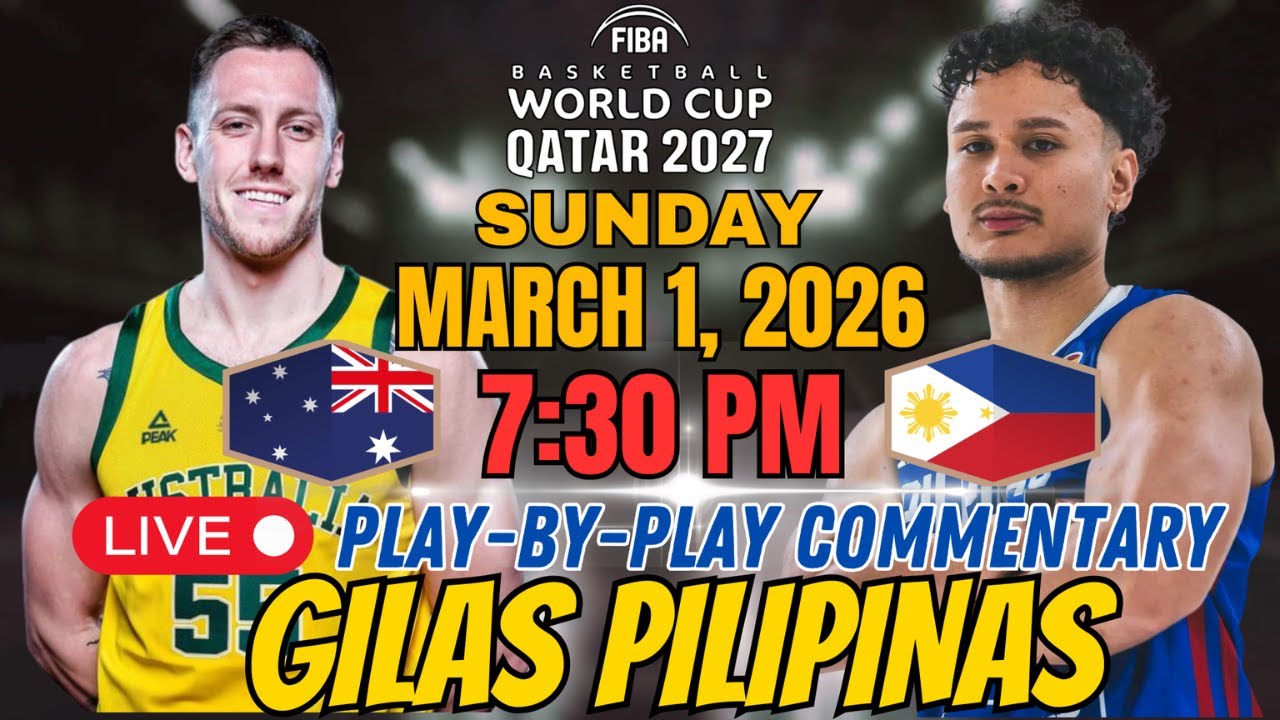 GILAS VS AUSTRALIA │ FIBA World Cup Asian Qualifier Play-By-Play Reaction & Scoreboard │LIVE SCORE