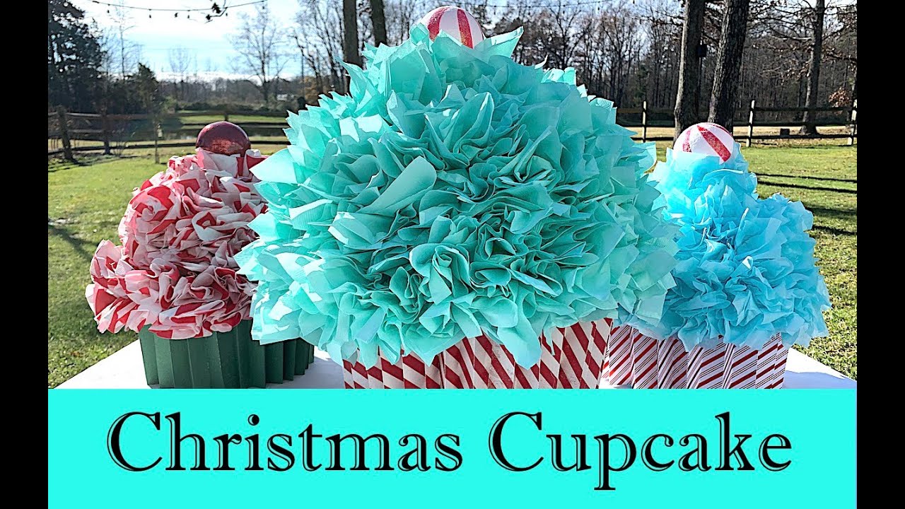 Christmas  Cupcake Giftbox - DIY Dollar Tree Store