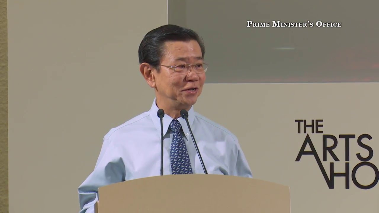 Former DPM Wong Kan Seng at the Remembrance Ceremony for Founding PM Mr Lee Kuan Yew