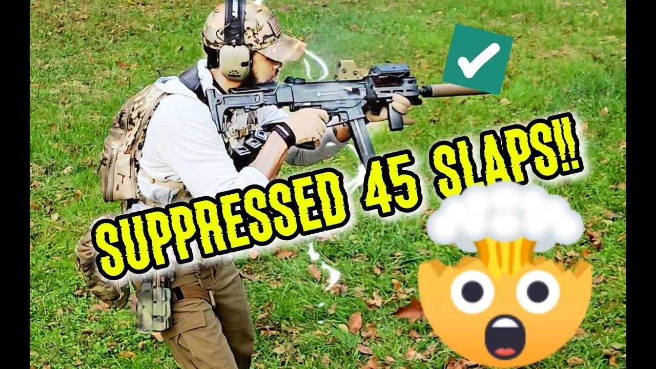 Подавленный 45.ACP слишком веселый!!!!! 