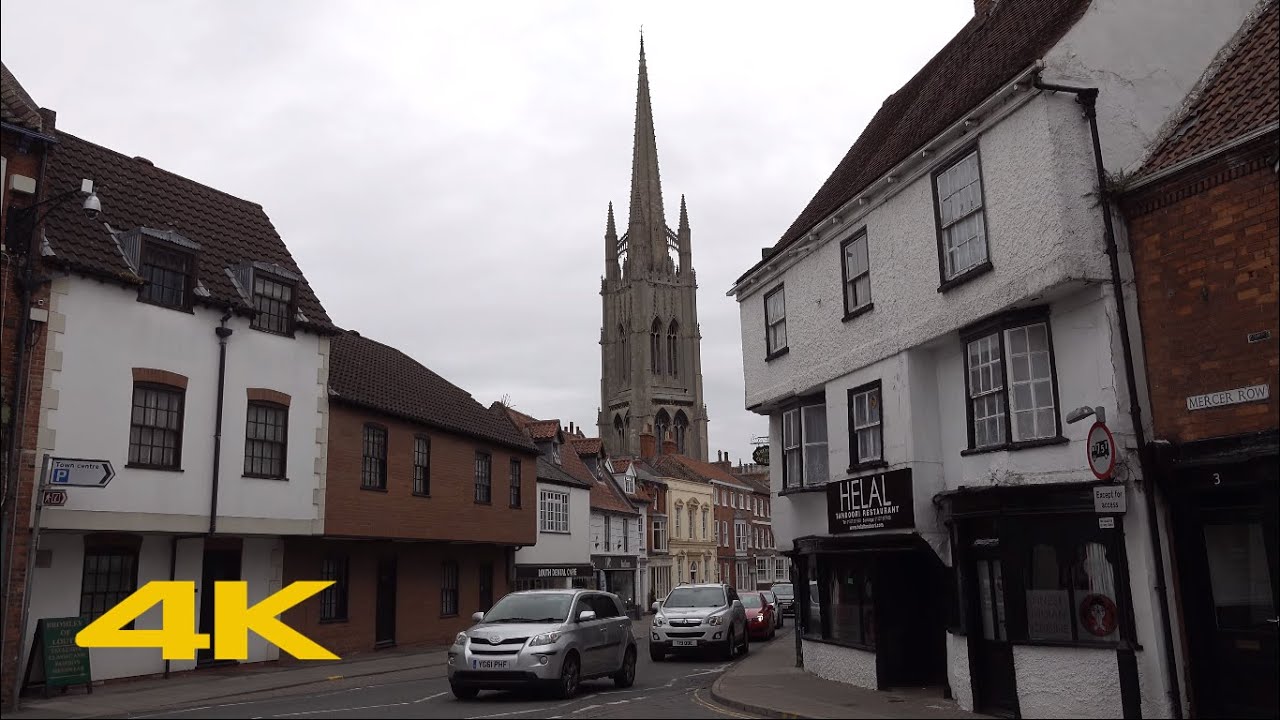 Louth Walk: Town Centre【4K】