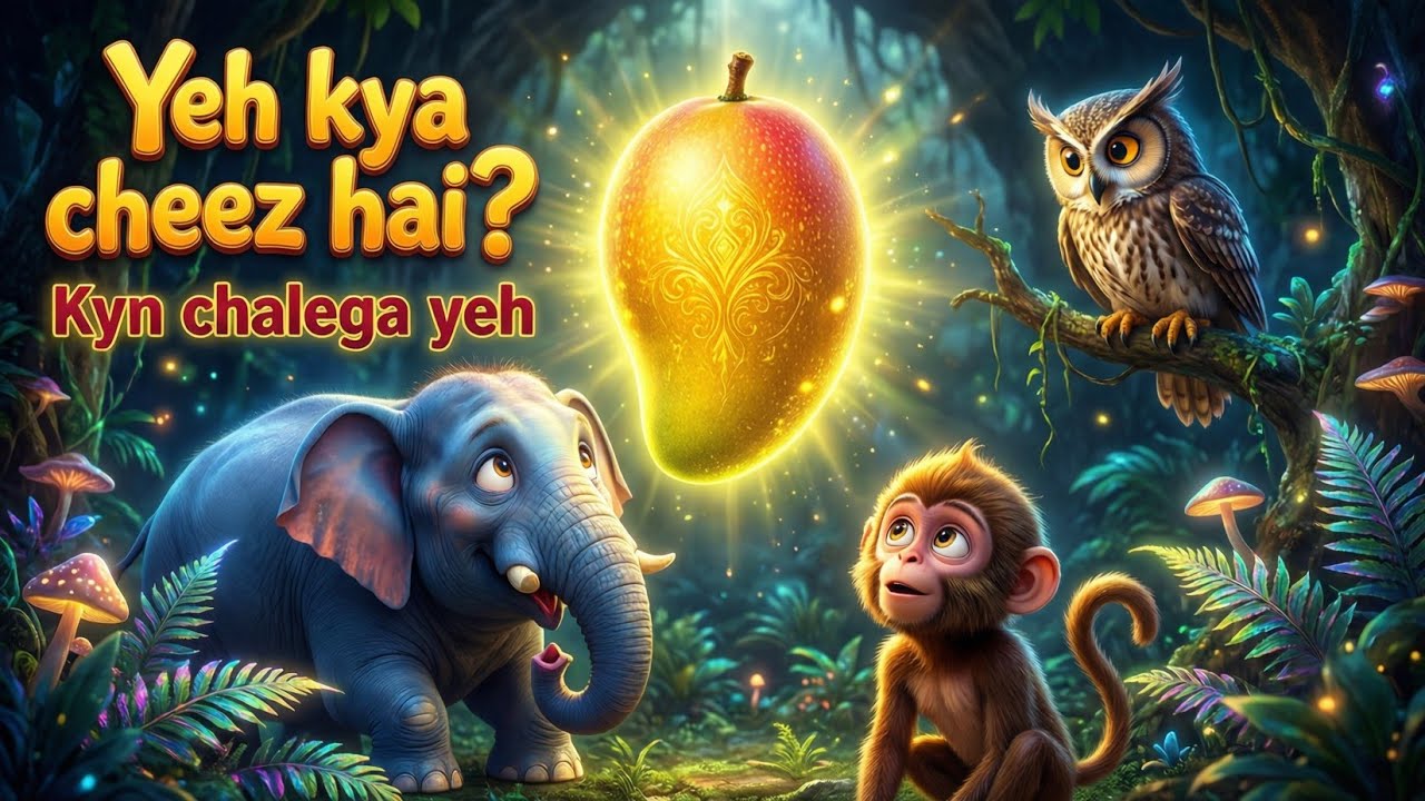 Haathi vs Bandar: Jungle Mein Kaun Jeeta? 🐘🐒 #MoralStory #hindikahaniya 