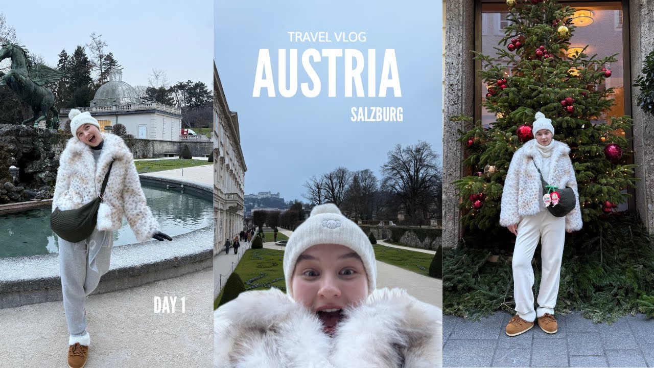AUSTRIAN VLOG 2025 - First time in Austria | Eating strudel | Walkies around Salzburg