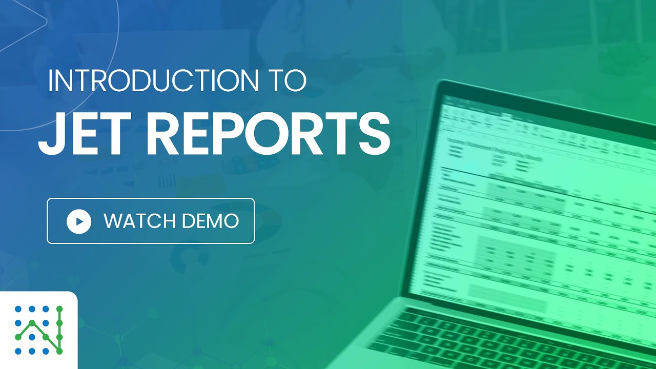 Introduction to Jet Reports || Realtime Financial Reporting in Excel
