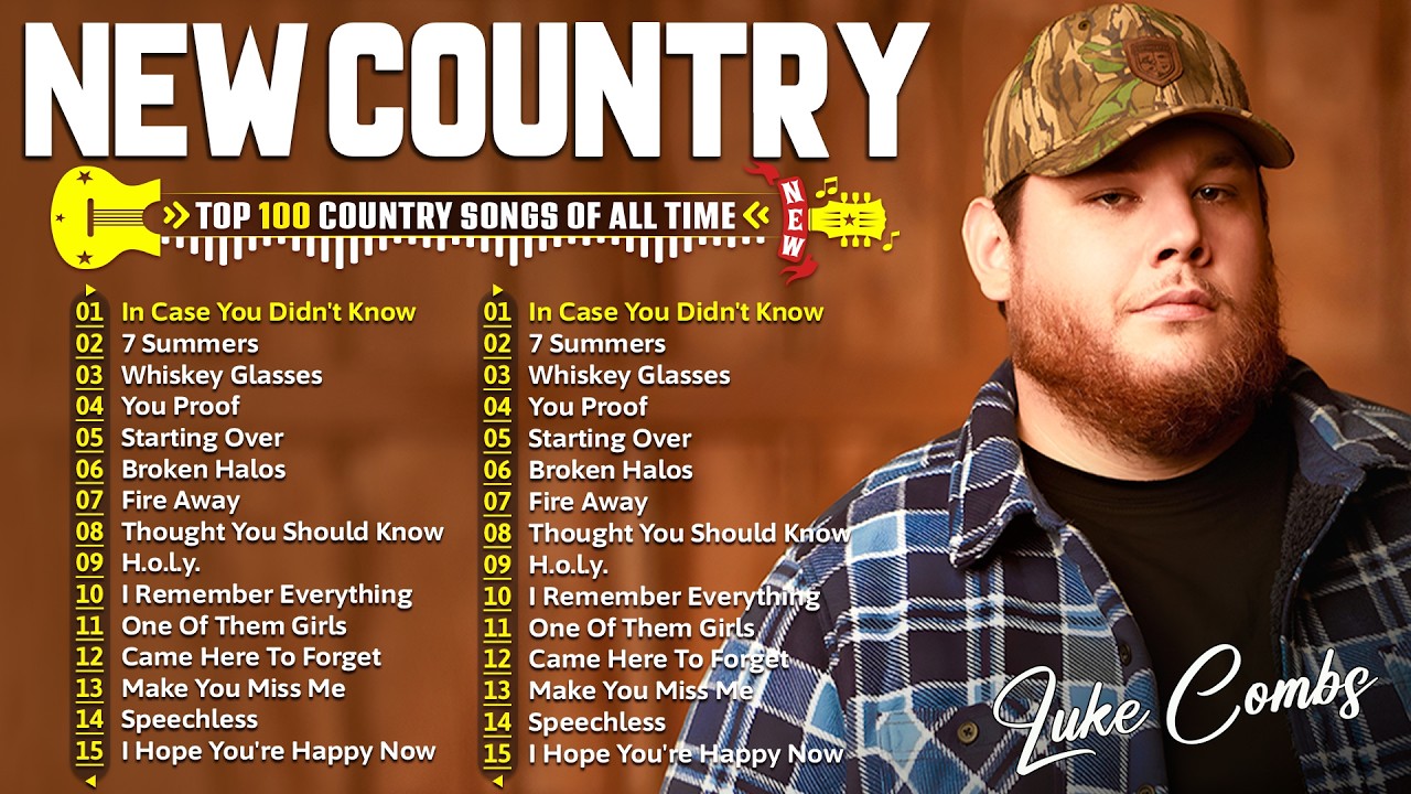 New Country Music 2025 🌕 Luke Combs, Morgan Wallen, Kane Brown, Chris Stapleton, Brett Young,