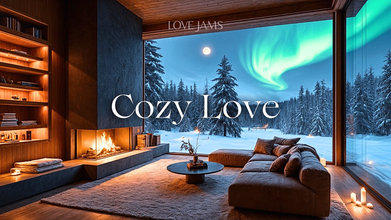 Relax at the fireplace | R&B chill and love playlist