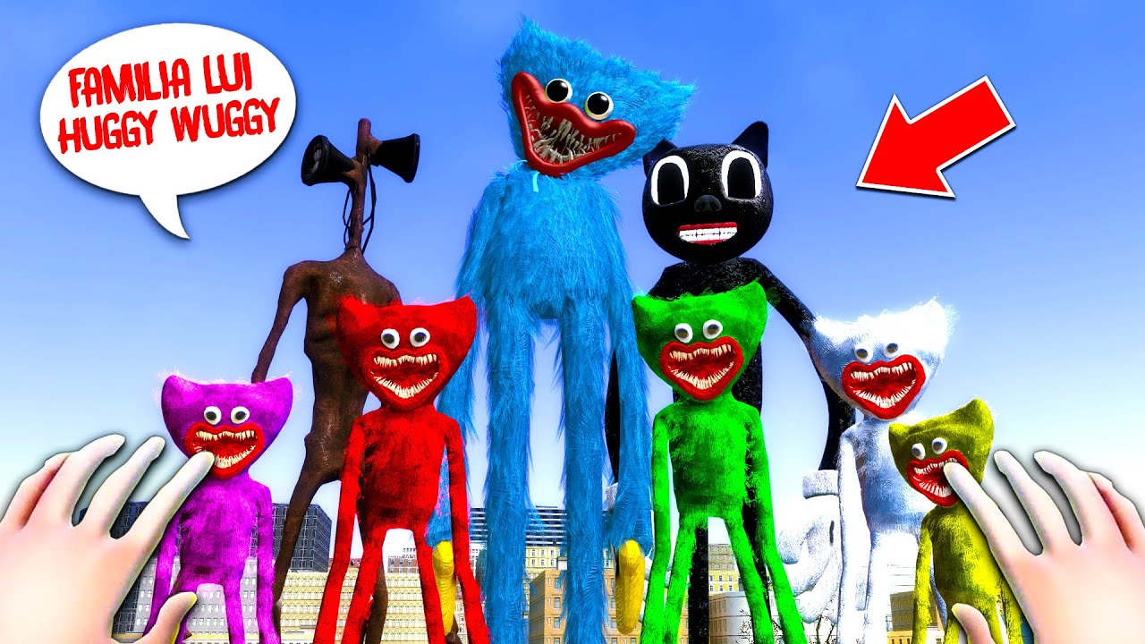 FAMILIA lui HUGGY + CARTOON Cat in BUCURESTI la 1 DIMINEATA!