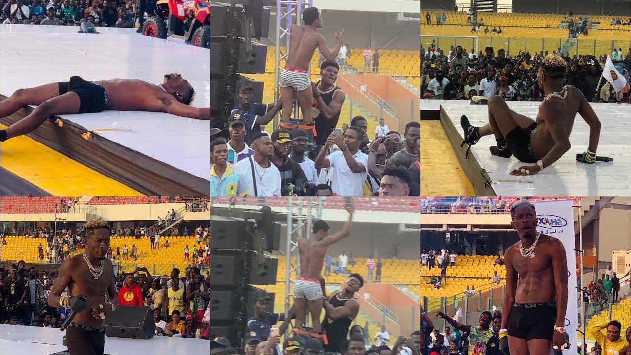 🙆🏾‍♂️Shatta Wale ‘Tear’ His Cloths & How Shatta Fan Influenced Wale To Go Almost Nak€d+His Outro😲