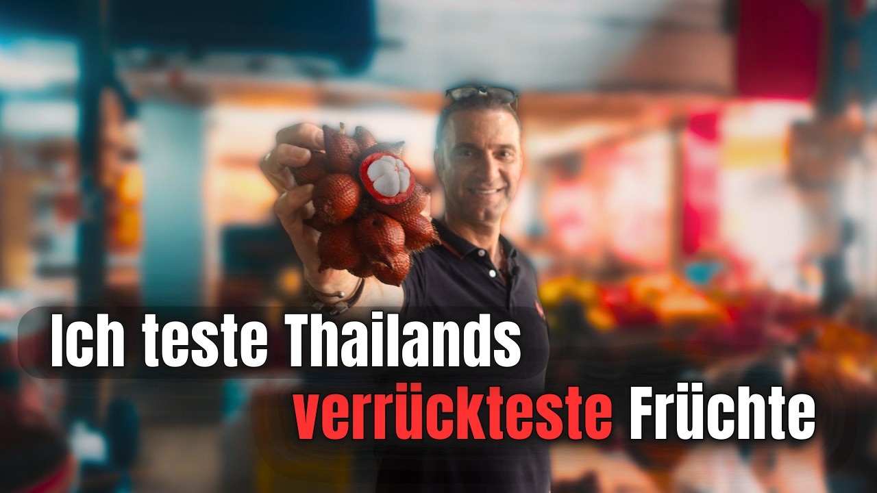 Ich probiere Thailands verrückteste Früchte 😅