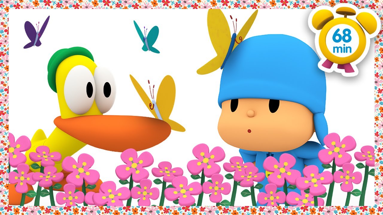 POCOYO MAGYARUL –️ 🦋PILLANGÓK🦋 | [68 perc] Teljes Epizódok | Rajzfilm gyerekeknek