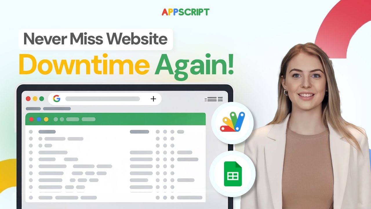 How to Monitor Website Downtime for Free | Google Sheets + App Script + Email Alerts
