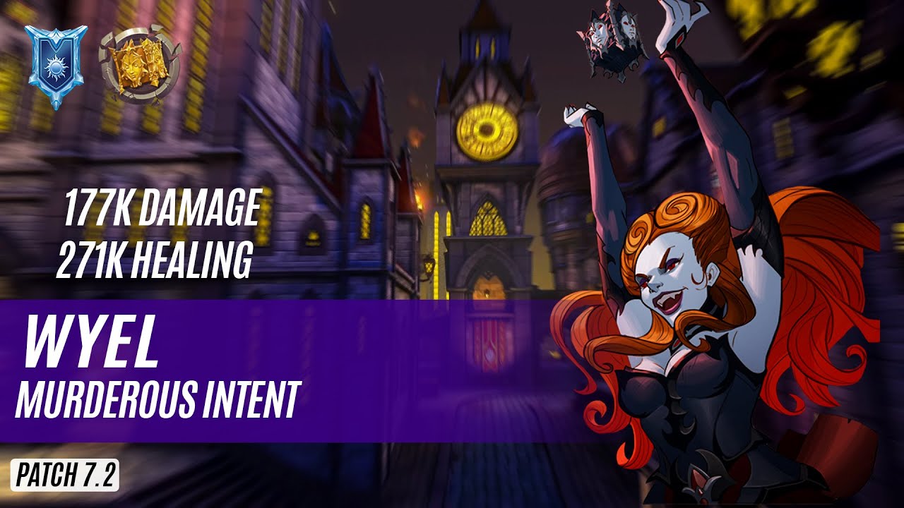 DPS+HEALER 177K DAMAGE 271K HEALING Wyel LILLITH PALADINS COMPETITIVE (DIAMOND) MURDEROUS INTENT